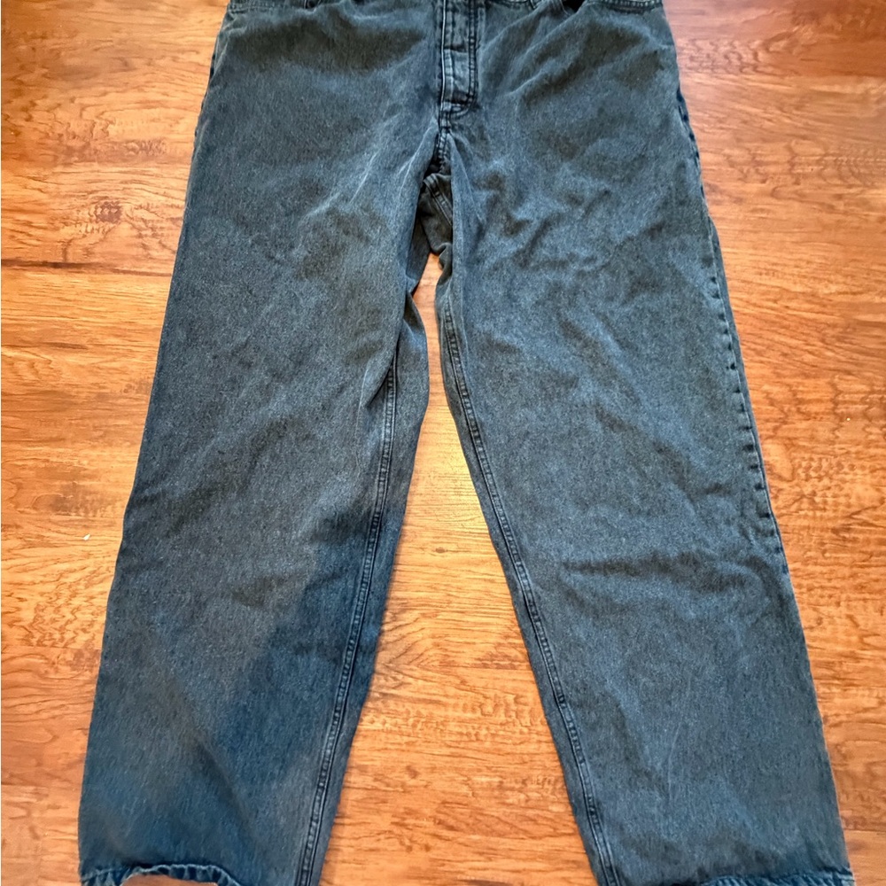 NWOT Nike Air Jordan size 40 black denim loose fit